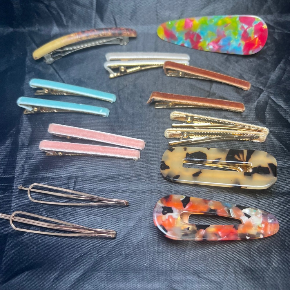 Assorted Hair Clips Set Fashion Barrettes Bobby Pins Hair Accessories Y2K